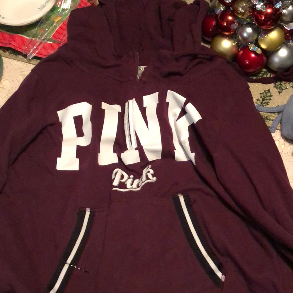 Maroon ‘Pink’ hoodie